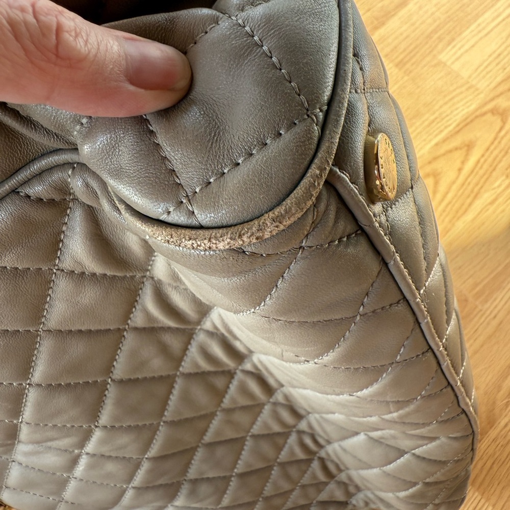 Michael Kors Chocolate Quilted Shoulder Bag - Picture 4 of 10